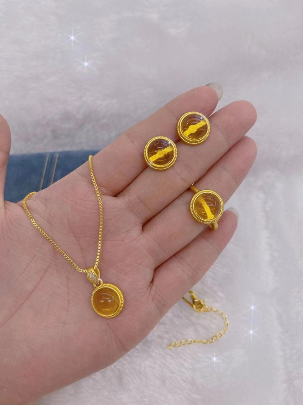 Turkizni set nakita: ugrađeni kristali, zmijska lančana, naušnice + ogrlica + narukvica, motiv zodijaka, originalni dizajn