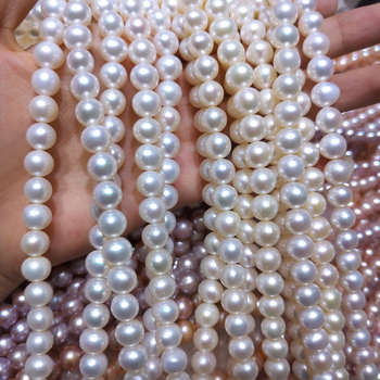 Lähedalt ümmargused mageveepärlid — Naked Stone stiil, Naked Pearls, Nothing kaubamärk