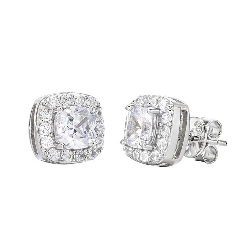 Unisex naušnice sa srebrnom premazu, dijamantima, minimalistički street stil (Materijal: srebrni premaz; Obrada: elektropliranje; Kategorija: naušnice; Publika: unisex; Stil: jednostavan)