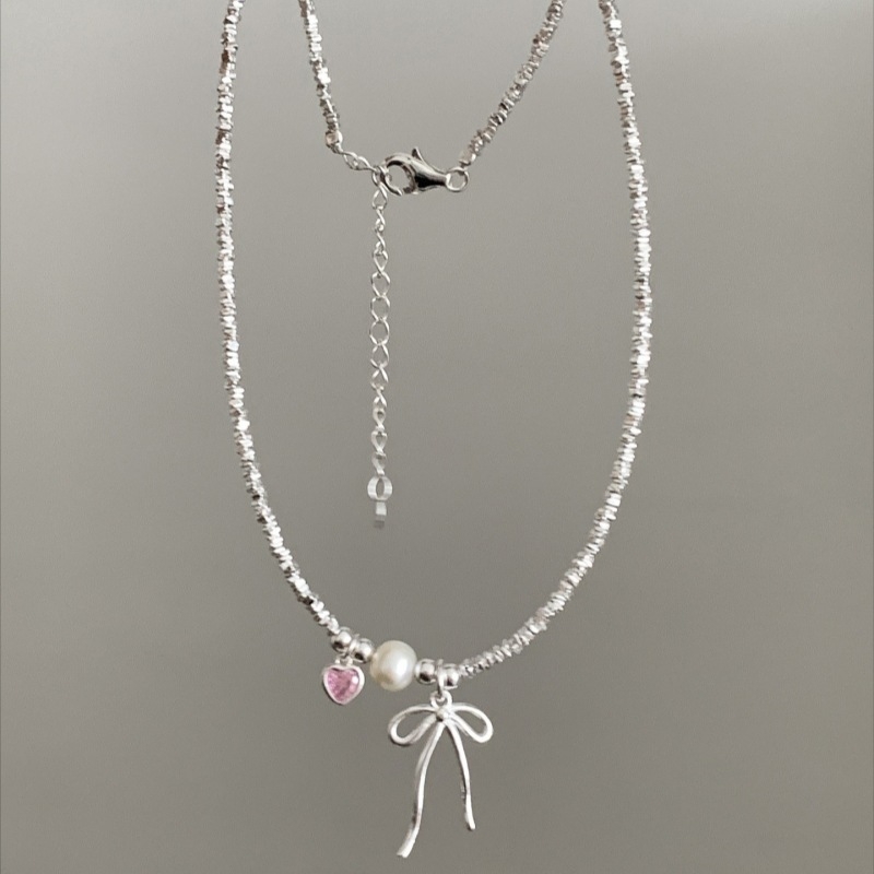 Masni-stílusú nyaklánc, kulcscsont-lánccal, réz elektroplatált felülettel, ötvözet medállal