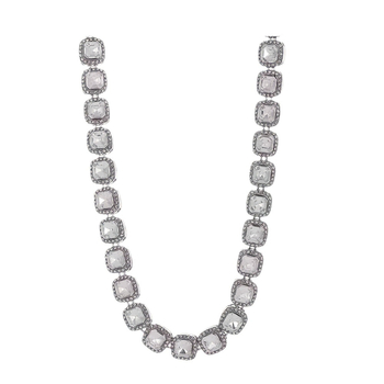 Colier cu pandantiv din aliaj, lanț regulat, tratament cristal, model: Iubire / Picături de apă / Clopot, stil Jazz Wind retro