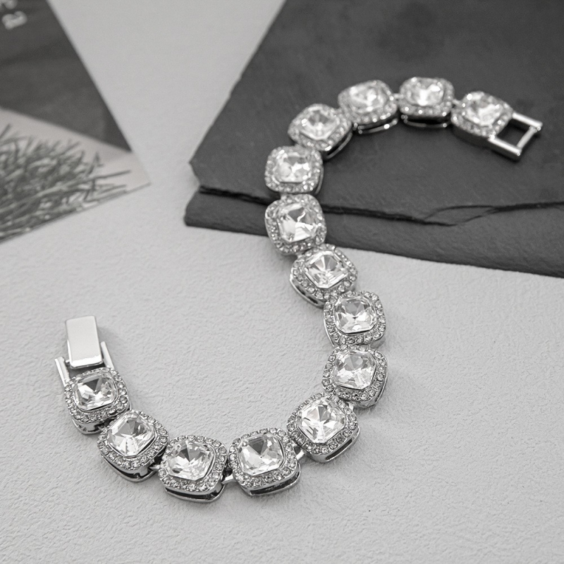 Colier cu pandantiv din aliaj, lanț regulat, tratament cristal, model: Iubire / Picături de apă / Clopot, stil Jazz Wind retro