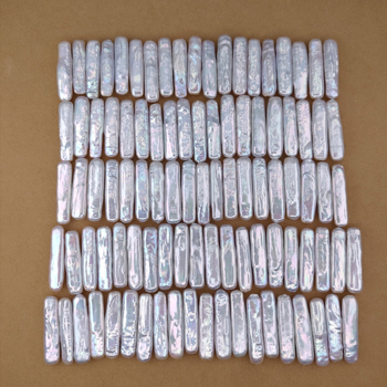 Toothpick-barokk édesvízi gyöngyök – naked beads DIY ékszerekhez, Bare Stone stílus, barokk gyöngyök, alkatrészek nyaklánc és fülbevalóhoz