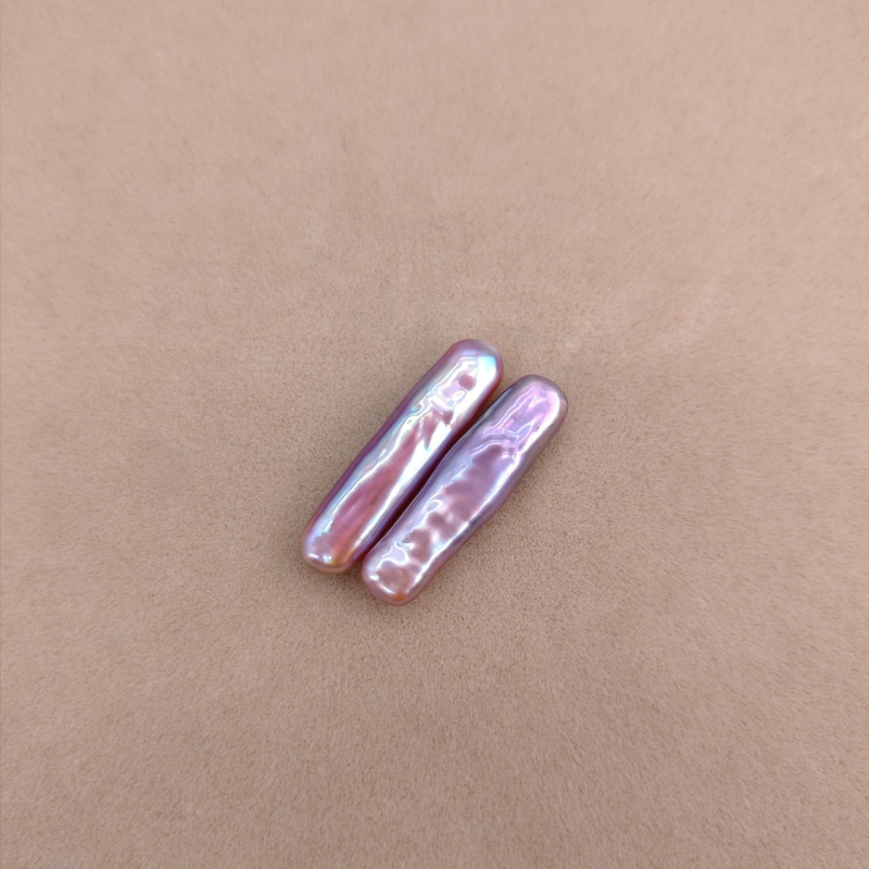 Toothpick-barokk édesvízi gyöngyök – naked beads DIY ékszerekhez, Bare Stone stílus, barokk gyöngyök, alkatrészek nyaklánc és fülbevalóhoz