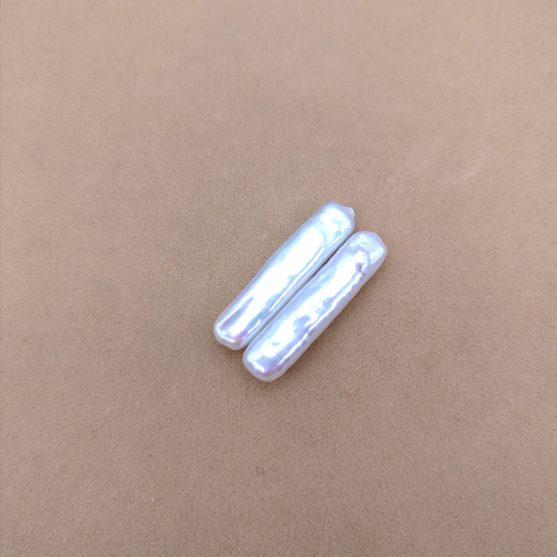 Toothpick-barokk édesvízi gyöngyök – naked beads DIY ékszerekhez, Bare Stone stílus, barokk gyöngyök, alkatrészek nyaklánc és fülbevalóhoz