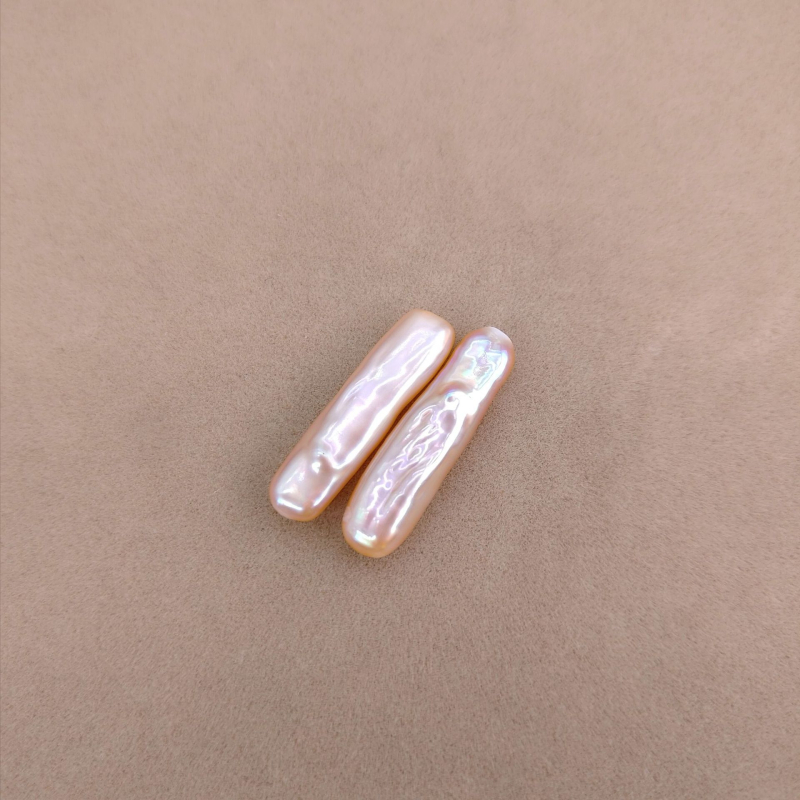 Toothpick-barokk édesvízi gyöngyök – naked beads DIY ékszerekhez, Bare Stone stílus, barokk gyöngyök, alkatrészek nyaklánc és fülbevalóhoz