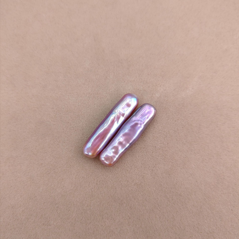 Toothpick-barokk édesvízi gyöngyök – naked beads DIY ékszerekhez, Bare Stone stílus, barokk gyöngyök, alkatrészek nyaklánc és fülbevalóhoz