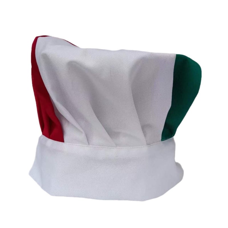 Šefcepure ar krāsu blokiem, universāla, plakanais augšdaļa, poliestera-kokvilnas maisījums, plata mala