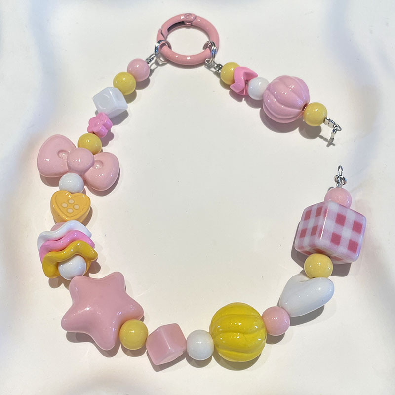 DIY makaronistiilis telefoni kaelakee, vaigu materjal, elektroplaatimine, PVC köis, metallist klamber, naiselik stiil