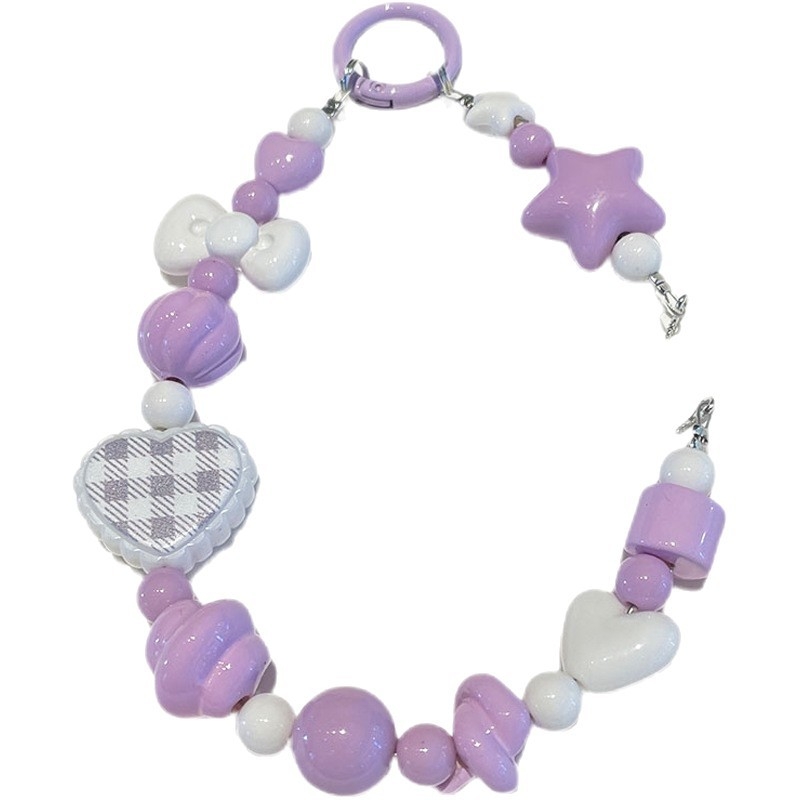 DIY makaronistiilis telefoni kaelakee, vaigu materjal, elektroplaatimine, PVC köis, metallist klamber, naiselik stiil