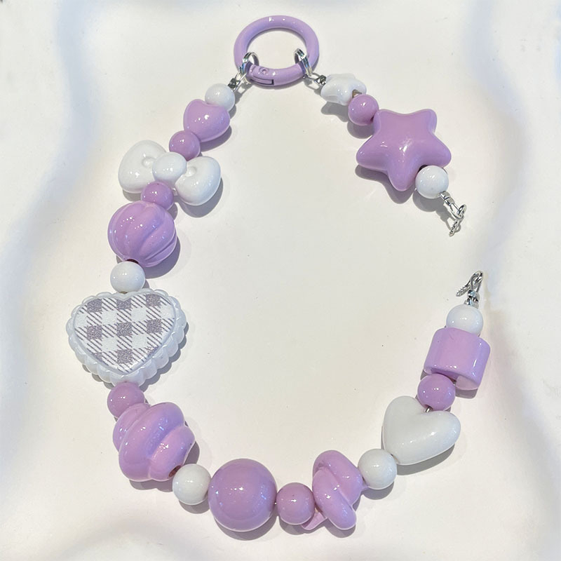 DIY makaronistiilis telefoni kaelakee, vaigu materjal, elektroplaatimine, PVC köis, metallist klamber, naiselik stiil