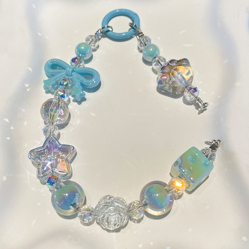 DIY makaronistiilis telefoni kaelakee, vaigu materjal, elektroplaatimine, PVC köis, metallist klamber, naiselik stiil