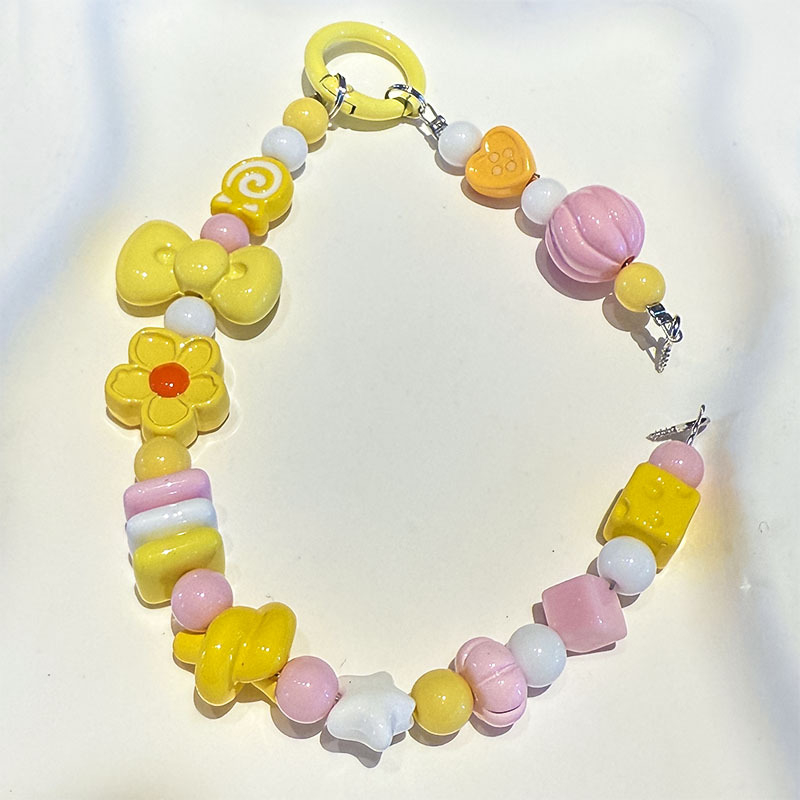 DIY makaronistiilis telefoni kaelakee, vaigu materjal, elektroplaatimine, PVC köis, metallist klamber, naiselik stiil