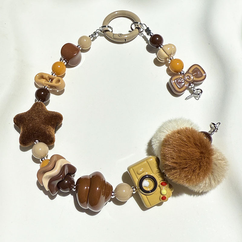 DIY makaronistiilis telefoni kaelakee, vaigu materjal, elektroplaatimine, PVC köis, metallist klamber, naiselik stiil