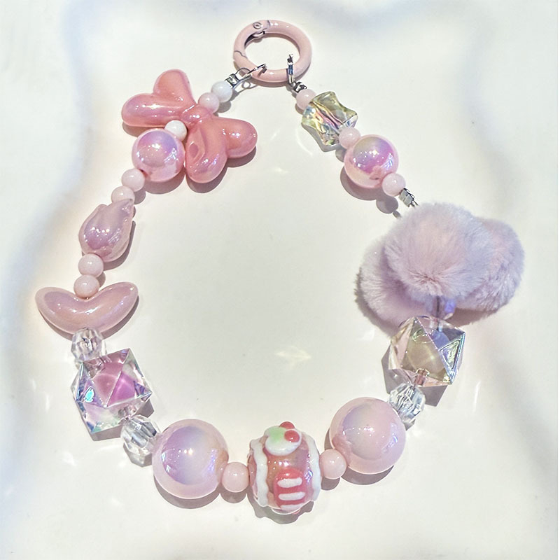 DIY makaronistiilis telefoni kaelakee, vaigu materjal, elektroplaatimine, PVC köis, metallist klamber, naiselik stiil