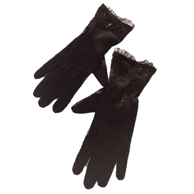 Kvėpuojančios vairavimo pirštinės iš ice silk, pilnas pirštas, UV apsauga, greitas džiovinimas, 81–95% poliesteris, 2024 m. pavasaris, literatūrinis retro stilius.