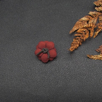 Cvjetna corsage broš, unisex, tkanina, vintage stil, tiskani dizajn