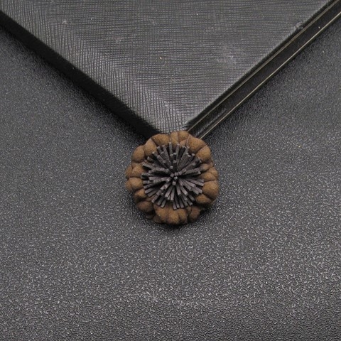 Cvjetna corsage broš, unisex, tkanina, vintage stil, tiskani dizajn