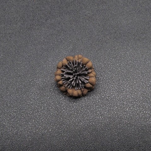 Cvjetna corsage broš, unisex, tkanina, vintage stil, tiskani dizajn
