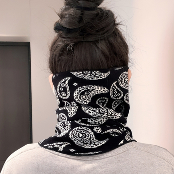 Pleteni šal za vrat za žene – topla zimska zaštita, UV zaštita, viskoza vlakno, širina 15 cm, originalni dizajn
