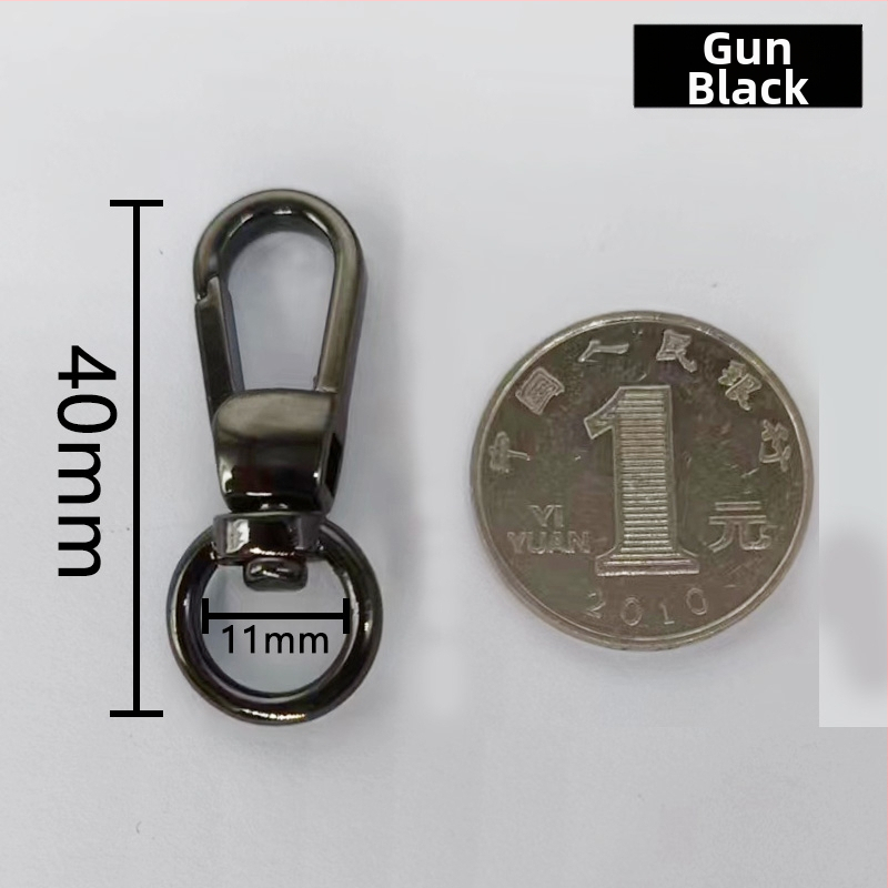 Atvērts metāla gredzens somu aksesuāriem, atslēgu piekari ar atsperes uzgalīti (Materiāls: Cits; Pielietojums: Cits; Zīmols: Cits)