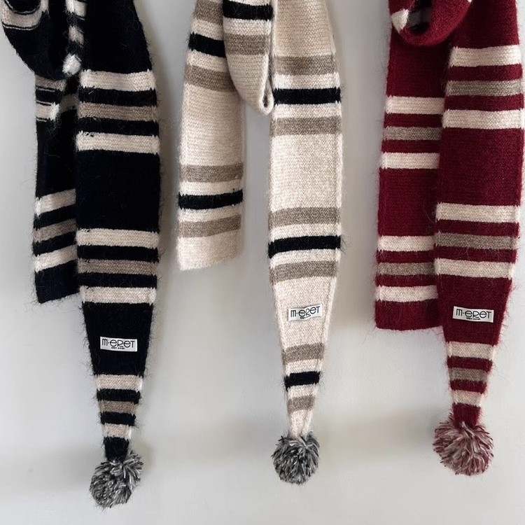 Šal warp-knit za zimu, održava toplinu, personalizirani trend stil, podrijetlo: Jinhua, izlazak jeseni 2025