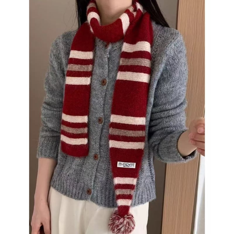 Šal warp-knit za zimu, održava toplinu, personalizirani trend stil, podrijetlo: Jinhua, izlazak jeseni 2025