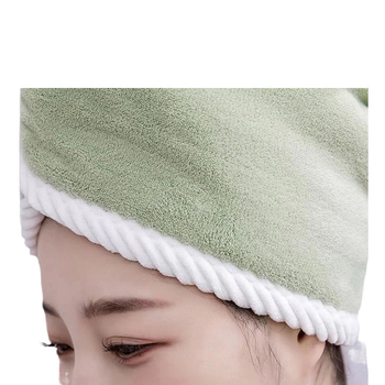 Apsorpcijska dvostruka kapa za sušenje kose, 100% pamuk, težina preko 200 g, 60 vlakana