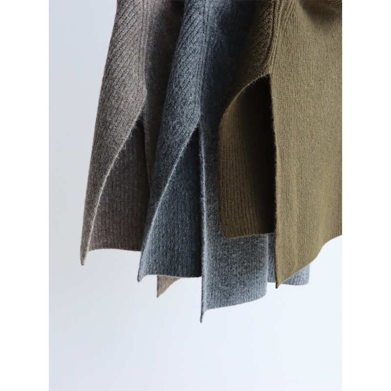 Плетен шал от вискоза, монохромен модел, запазва топлината, подходящ за есен и зима