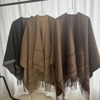 Naiste villane ruuduline sall triibudega, warp-knit kudumine, 130 cm laius