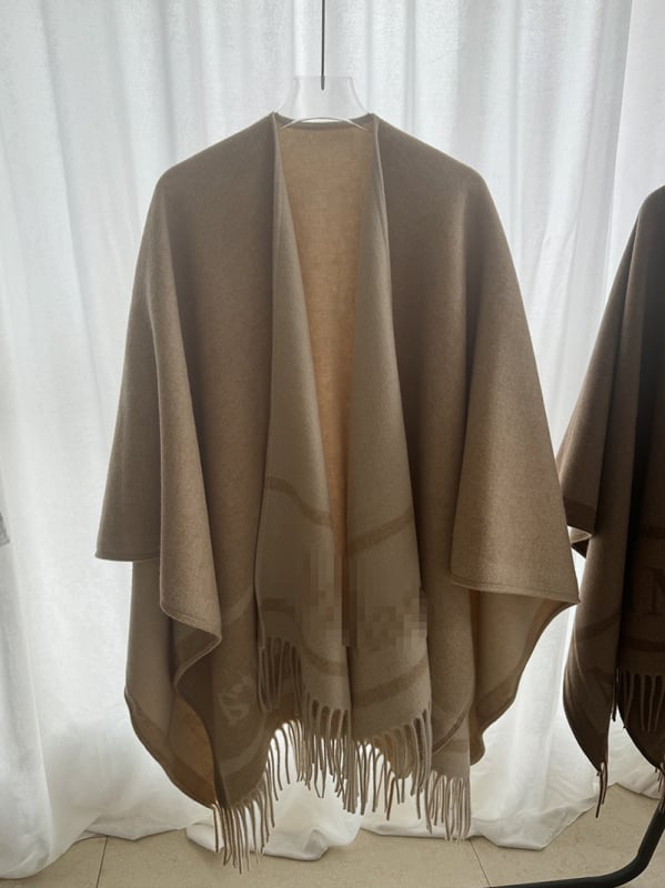 Naiste villane ruuduline sall triibudega, warp-knit kudumine, 130 cm laius