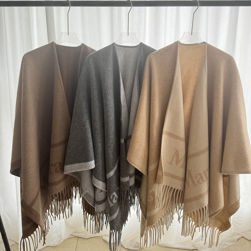 Naiste villane ruuduline sall triibudega, warp-knit kudumine, 130 cm laius