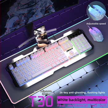 Drôtový herný set: klávesnica, myš a slúchadlá – USB, 104 kláves
