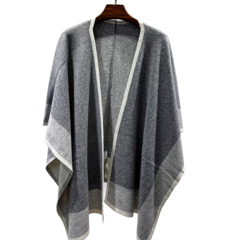 Šal od merino vune za žene, warp-knit jacquard uzorak – dekorativni dodatak