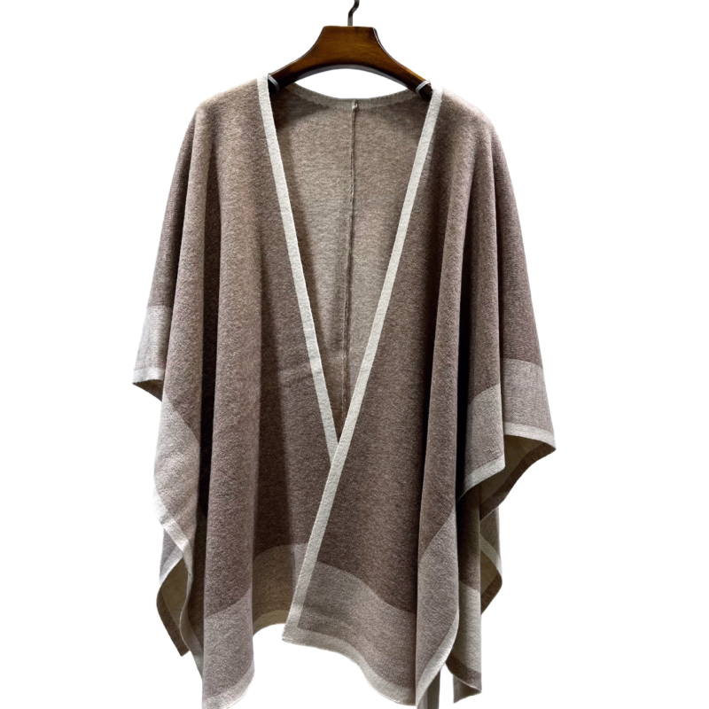 Šal od merino vune za žene, warp-knit jacquard uzorak – dekorativni dodatak
