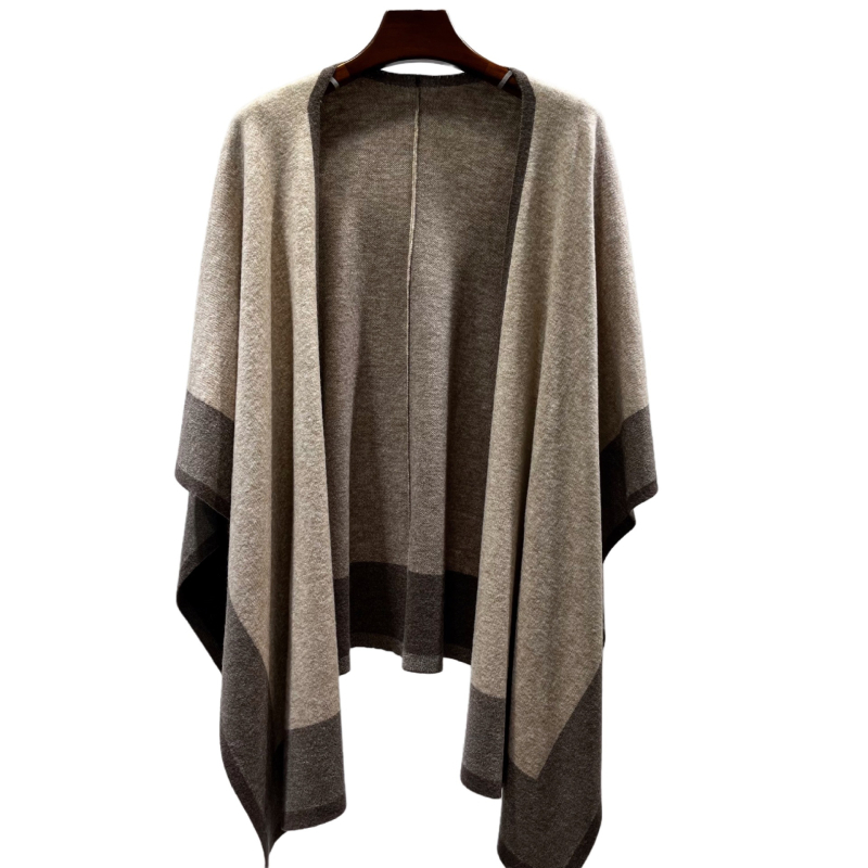 Šal od merino vune za žene, warp-knit jacquard uzorak – dekorativni dodatak