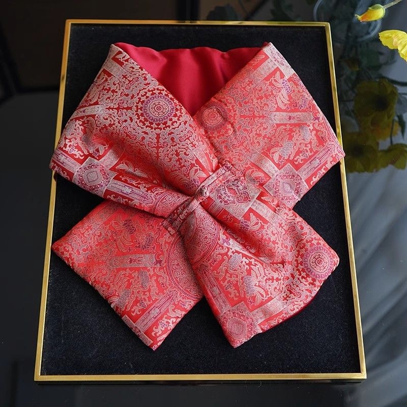 Шал от Xili прежда, малък шал в стил Фея, обработка с тай дай, пролет 2025