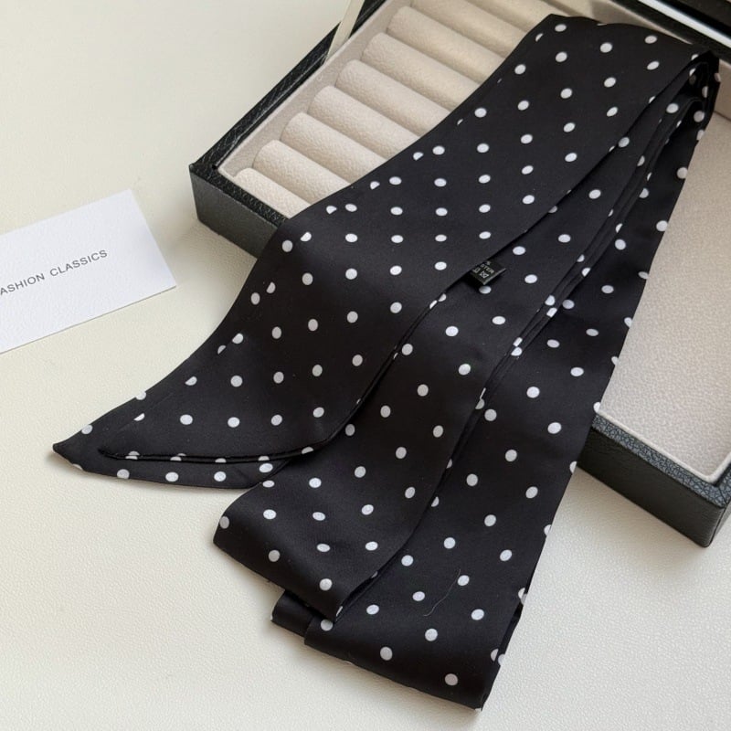 Шал от изкуствена коприна с леопардов принт и точки, Shang niu, за зимния сезон, средна дължина