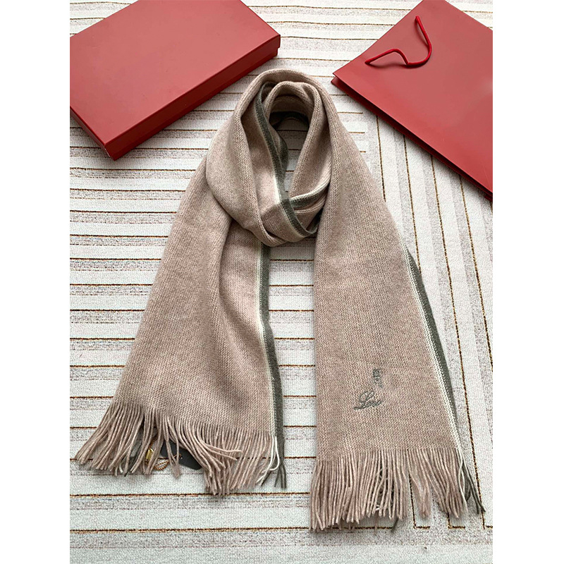 Плетен вълнен шал с ресни - над 96% вълна, Warp тъкане, дълъг, универсален висок клас зимен стил, Зима 2024