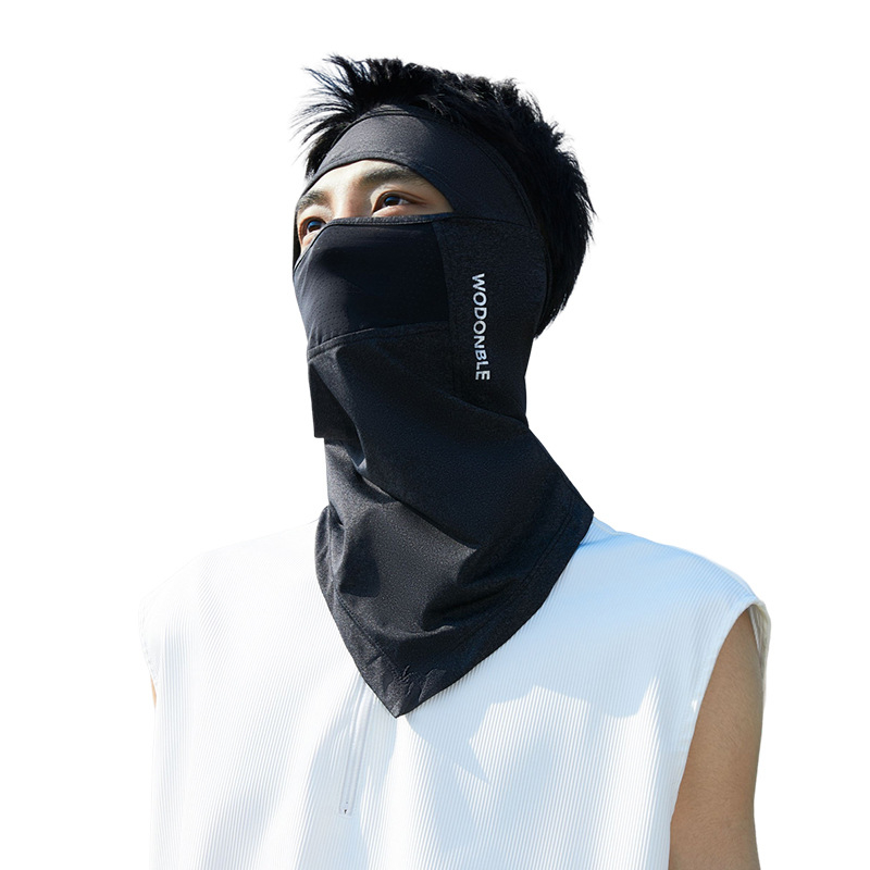 Mască pentru față și gât, respirabilă, protecție UV, umbrire, material nylon 81–95%