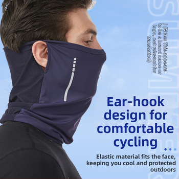 Cyklistická maska s vetruodolnou konštrukciou pre uši, unisex, materiál Spandex/Lycra, Yu Young Sports