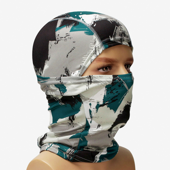 Maska za vožnju s punim licem - brzo suši, prozračna; unisex, poliester; zaštita vrata (prilagođeno obrađivanje, licencirana privatna oznaka)