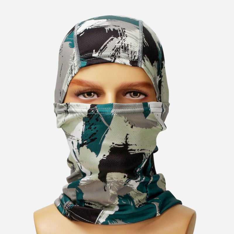 Maska za vožnju s punim licem - brzo suši, prozračna; unisex, poliester; zaštita vrata (prilagođeno obrađivanje, licencirana privatna oznaka)