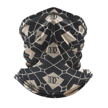 Maska za biciklizam, poliester, unisex, prilagodljiva