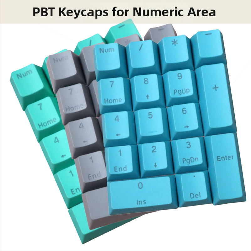 PBT mechanická sada keycaps pre klávesnicu, 42 kláves, priehľadné legendy pre osvetlenie, vyryté na hornej strane, určené pre F klávesy a numericko-smerový blok