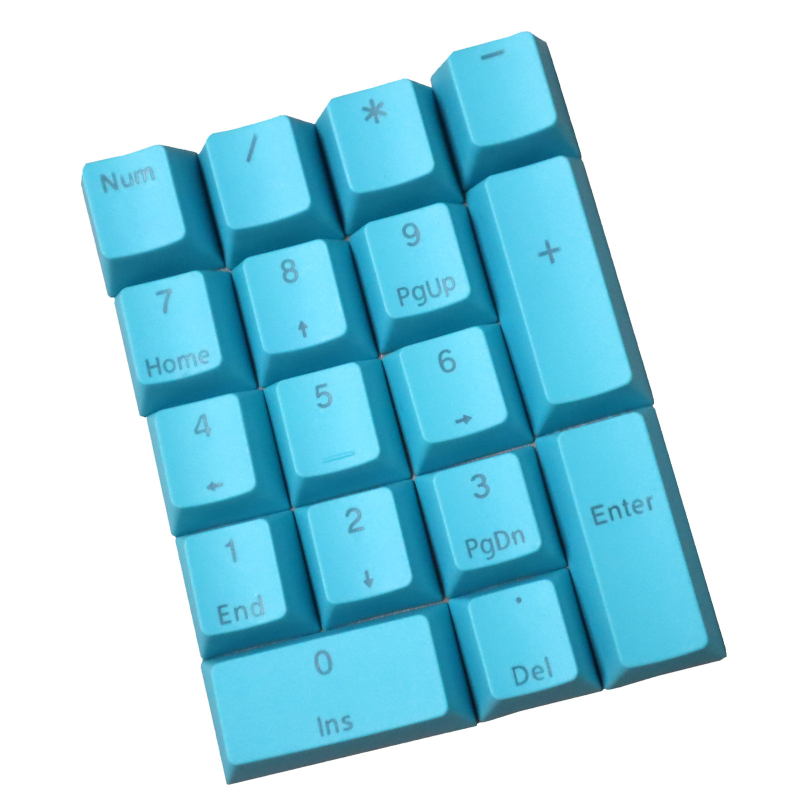 Set keycapov PBT pre mechanickú klávesnicu s priehľadnými gravírovanými znakmi pre F klávesy, numerickú oblasť a šípky, 42 kláves, káblové pripojenie, vodotesný