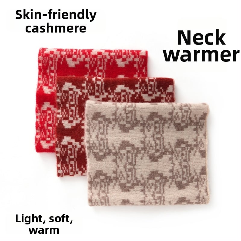 Adīts kakla sildītājs džemperis - Fiberou kašmīrs, termāls, Ķīnas stils, Mākslinieciskais Vintage, kods 882, 2025