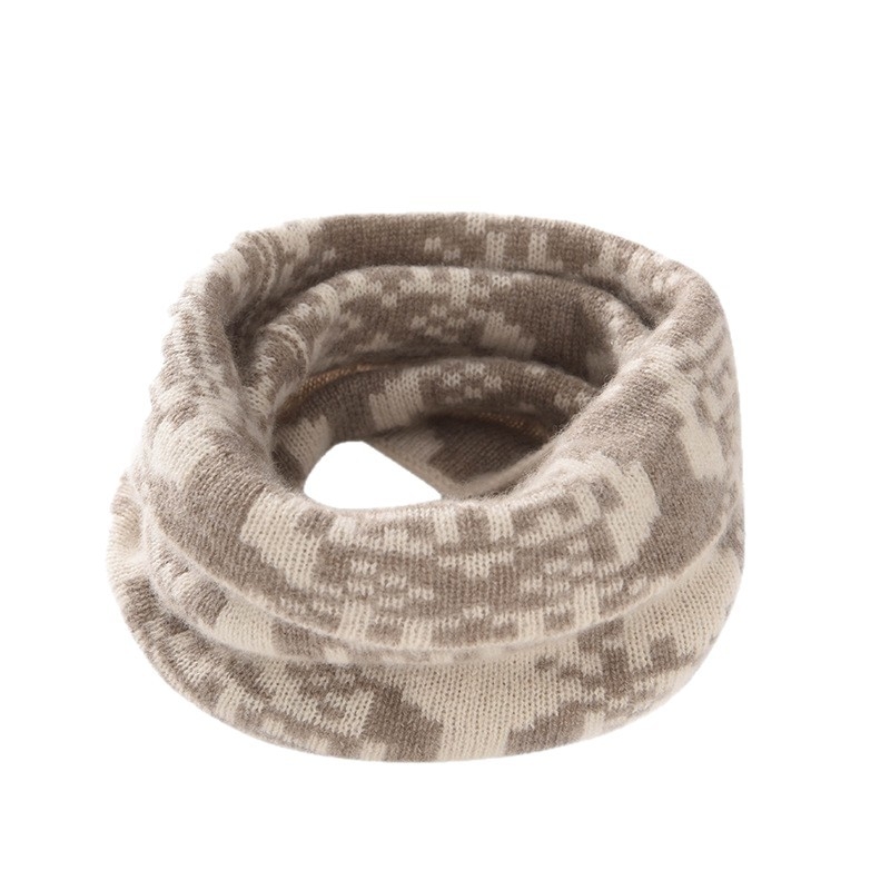 Kötött nyakmelegítő pulóver - Fiberou kasmírszálas gyapjú, melegítő funkció, kínai stílus, művészi vintage, kód 882, 2025