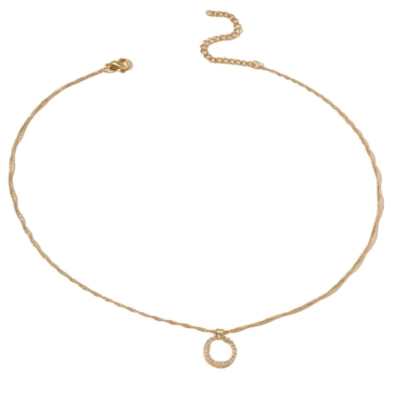 Set cercei și colier din cupru, placare electrochimică, lanț șarpe, stil birou, vara 2025