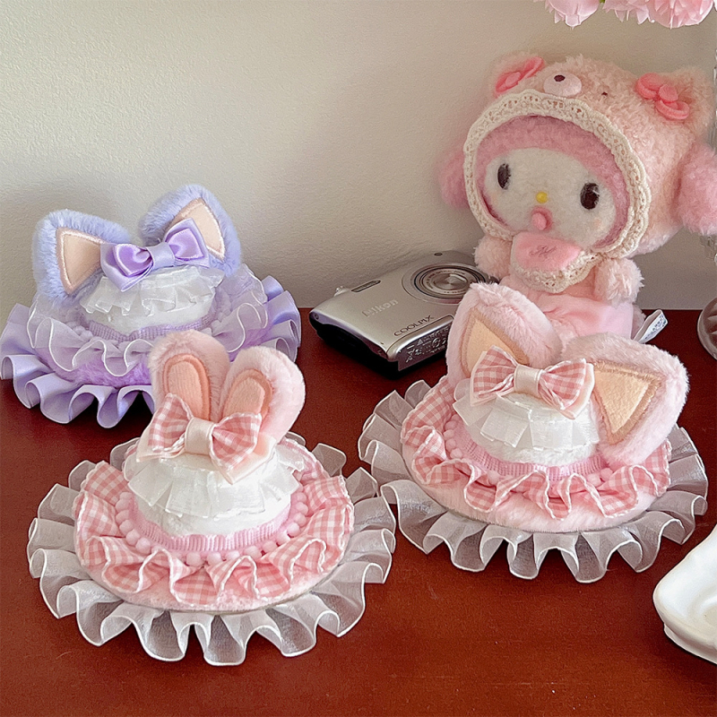 Клип за коса с ушички на зайче, детска форма, ръчна изработка, плат, клип Duckbill